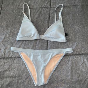 LA Hearts PacSun light blue size M bikini